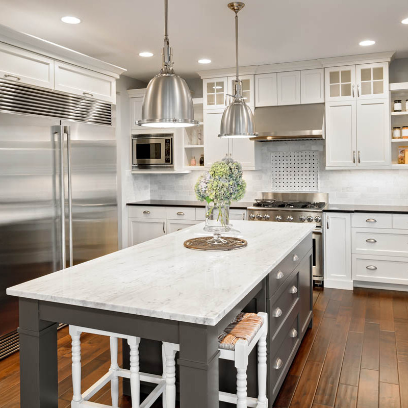 kitchen in luxury home